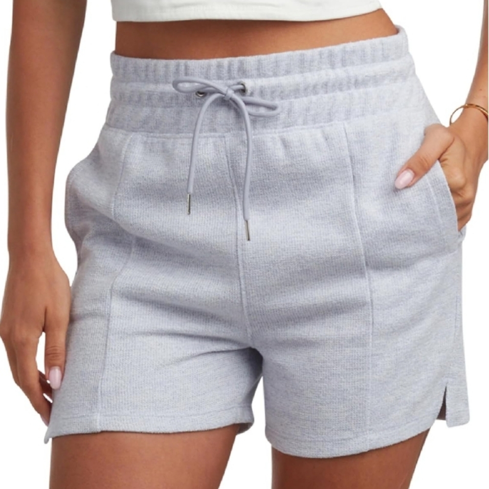 Spyder Mist Blue Adjustable Soft Fleece Women Shorts. NWT.